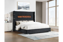 Load image into Gallery viewer, Vadra 4 Piece Black W Fireplace Display