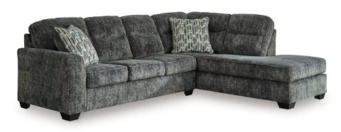 Lonoke Gunmetal Sectional