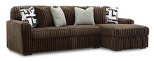 Load image into Gallery viewer, Midnight Madness Chocolate Sectional Sofa with Chaise