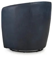 Load image into Gallery viewer, Ocean Blue Swivel Accent Chair