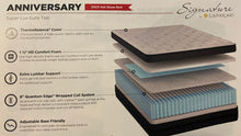 Load image into Gallery viewer, Anniversary 14&#39;&#39; Queen Super Lux Euro Top Mattress with Platform Base
