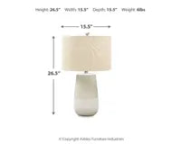 Load image into Gallery viewer, Shavon Ceramic Table Lamp (1/CN)