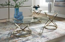 Load image into Gallery viewer, Champagne Occasional Table (Set of 3)
