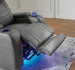 Power Slate Recliner with Power Head Rest