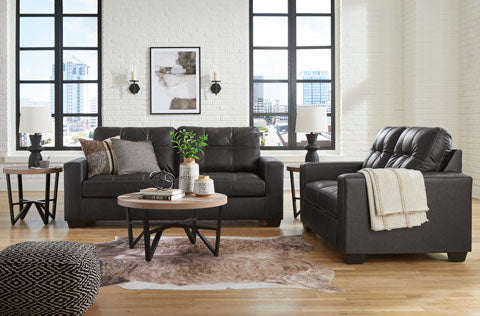 Carbon Sofa and Loveseat
