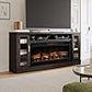 Classic Flame Hutchinson 70" Infrared Electric Fireplace Entertainment Center & 42" Linear Firebox - Oak Espresso