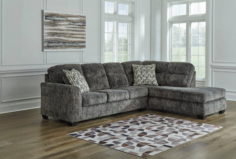 Lonoke Gunmetal Sectional