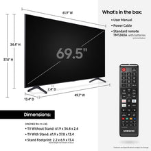 Load image into Gallery viewer, SAMSUNG-70&#39;&#39; Smart TV | Crystal UHD - 4K HDR - with Alexa Built-in
