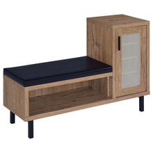 Load image into Gallery viewer, Door Entryway Shoe Storage Bench Natural Oak
