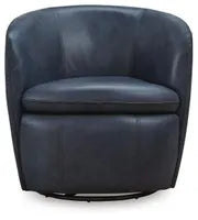 Load image into Gallery viewer, Ocean Blue Swivel Accent Chair
