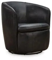 Load image into Gallery viewer, Black Swivel Accent Chair
