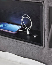 Load image into Gallery viewer, Cayberry Bluetooth Upholstered Bed
