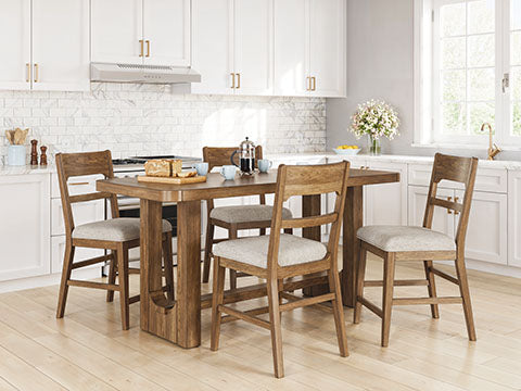Caralynn Table with 4 Chairs