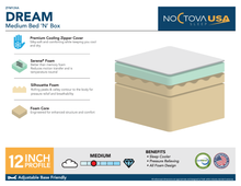 Load image into Gallery viewer, Noctova Dream12 Queen Mattress
