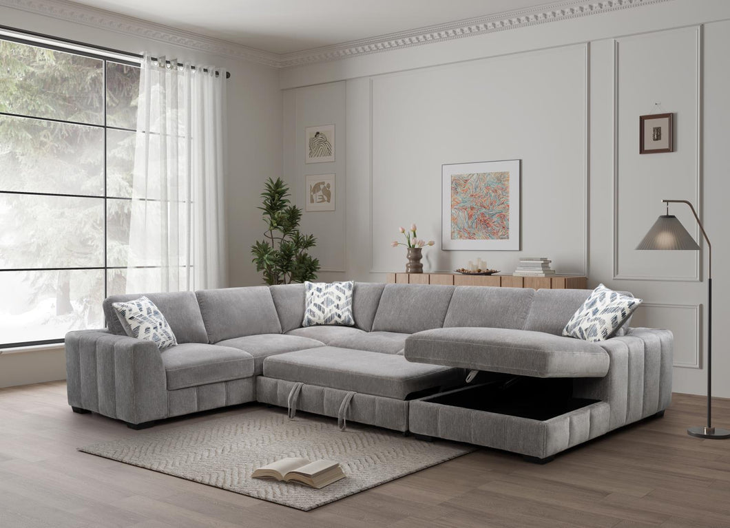 Vogue Sectional Gray