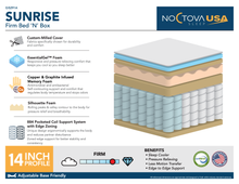 Load image into Gallery viewer, Noctova Sunrise Queen Mattress
