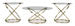 Champagne Occasional Table (Set of 3)