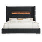 Vadra 4 Piece Black W Fireplace Display