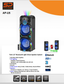 Twin 15 inch Bluetooth Light Show Speaker System