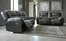 Load image into Gallery viewer, Slate Reclining Sofa, and Reclining Love Seat
