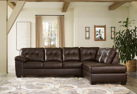 Donlen Chocolate Sectional