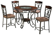 Load image into Gallery viewer, Glambrey - Counter Height Dining Table and 4 Barstools
