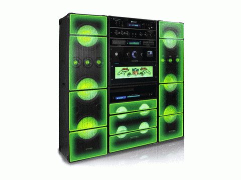 Pro 3500 Watt Audio Entertainment Rack System